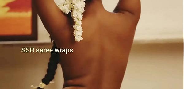  Indian girl topless in saree